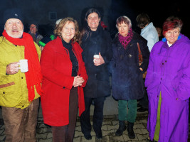 Feuerzauber mit Landratskandidatin Annette Gansmüller-Maluche